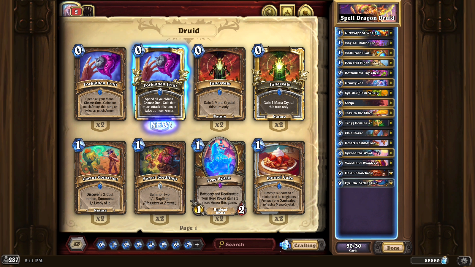 29 April - Spell Damage Dragon Druid