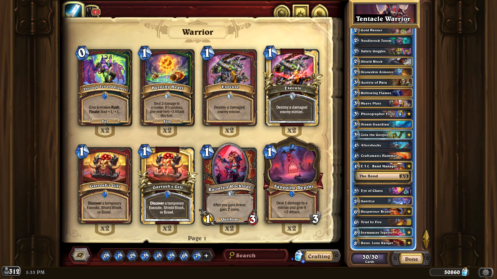 23 March - Tendril Brann Warrior