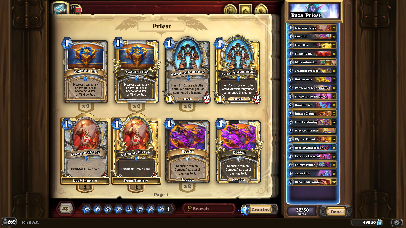 24 March - Heal Raza Priest