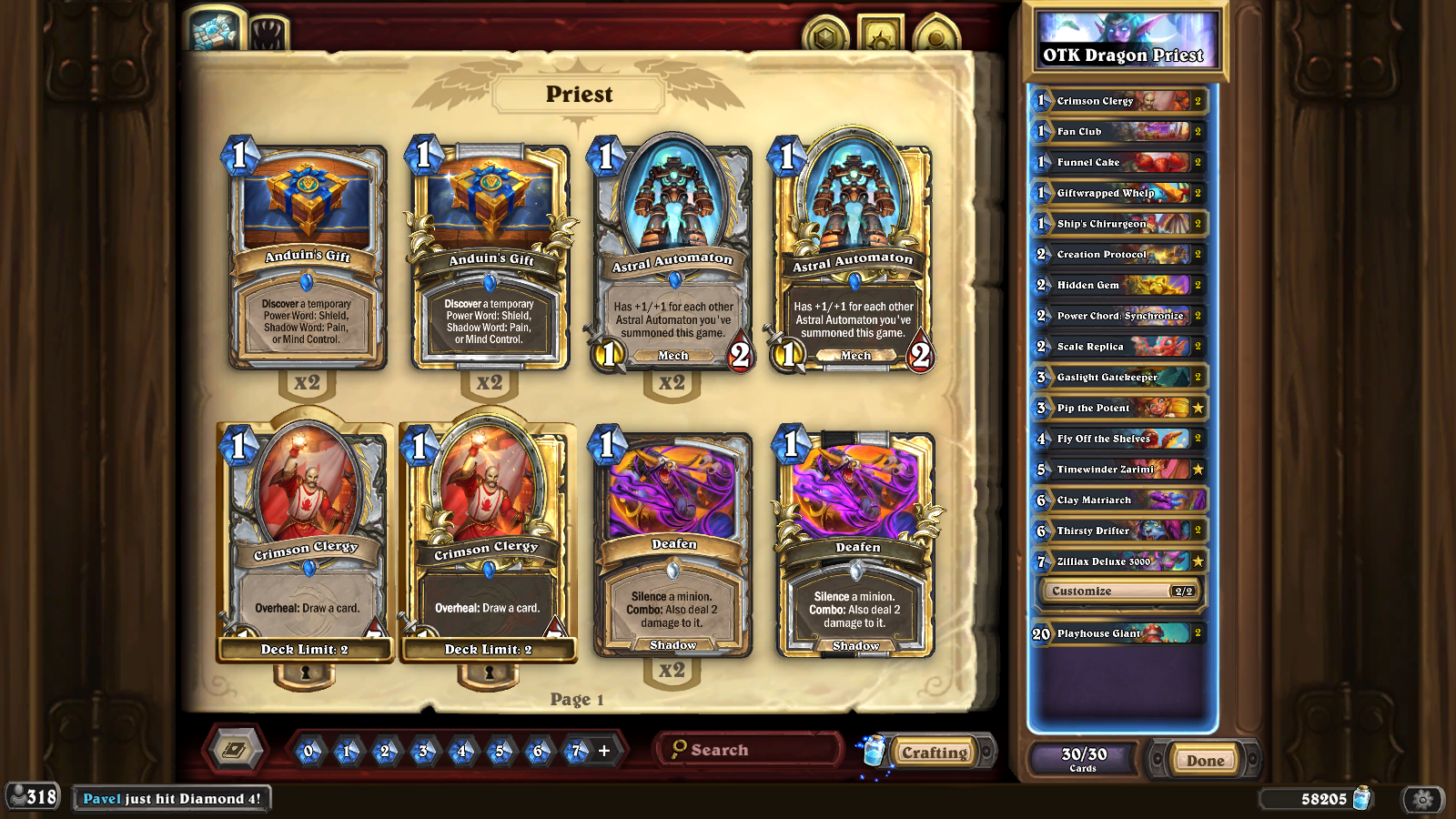 20 March - OTK Dragon Priest