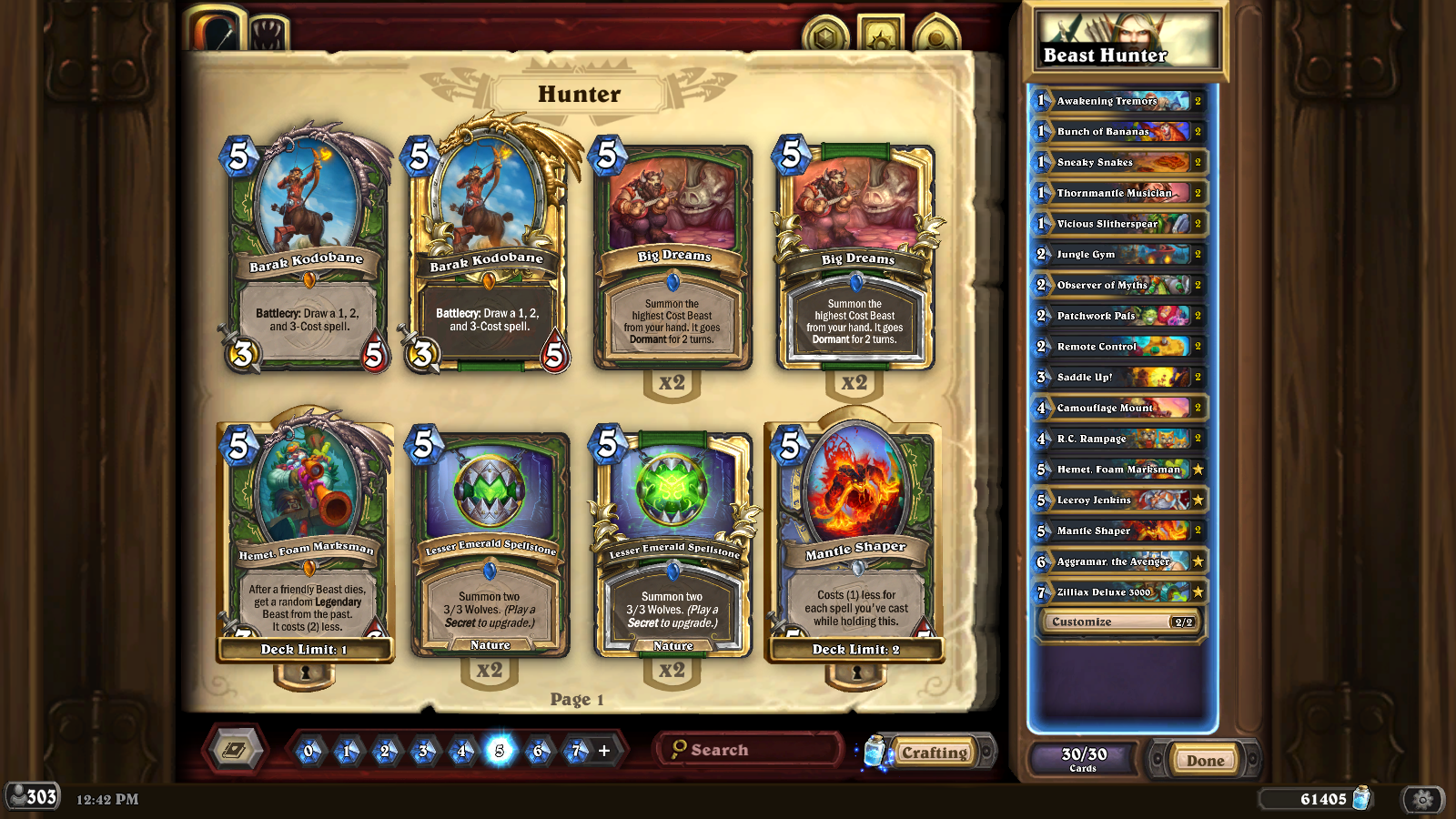 20 March - Beast Hunter